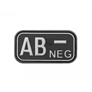 Patch de borracha 3D AB Negativo Swat JTG