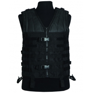 Colete Tático MilTec Molle Carrier Preto