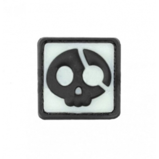 Tapa-olho de borracha 3D com brilho para o Halloween de pirata JTG