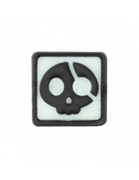 Tapa-olho de borracha 3D com brilho para o Halloween de pirata JTG