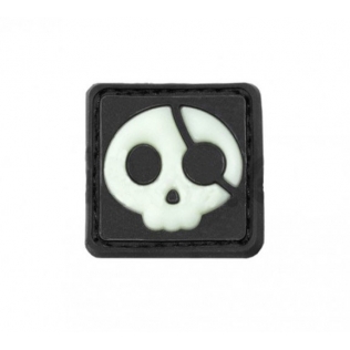 Tapa-olho de pirata 3D de borracha que brilha no escuro para o Halloween JTG