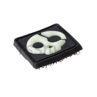 Tapa-olho de pirata 3D de borracha que brilha no escuro para o Halloween JTG 2