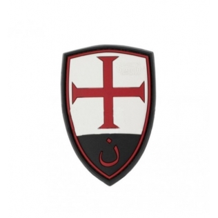 Patch de borracha 3D Crusader Shield JTG
