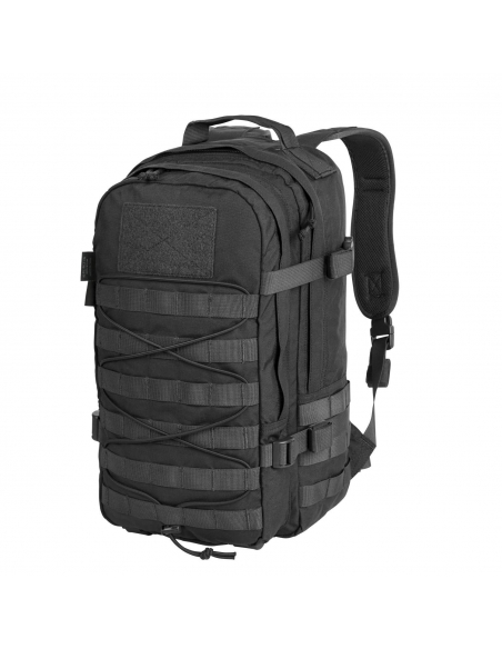 Mochila tática militar Helikon-Tex Raccoon MK2 de 20 litros, preta.