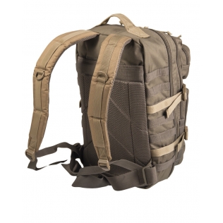 Mochila tática militar MilTec US Assault LG Ranger de 36 litros - Verde e Coyote 2