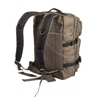 Mochila tática militar MilTec US Assault LG Ranger de 36 litros, verde e preta. 2
