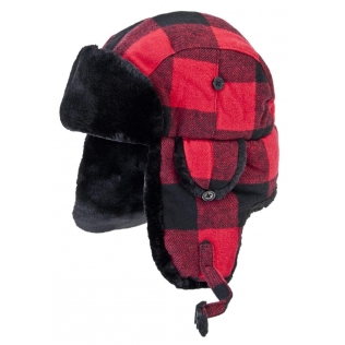 Chapéu de lenhador vermelho e preto Fox Outdoor