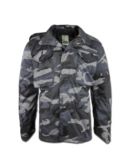 Jaqueta Aviador MilTec M65 Camuflada Escura