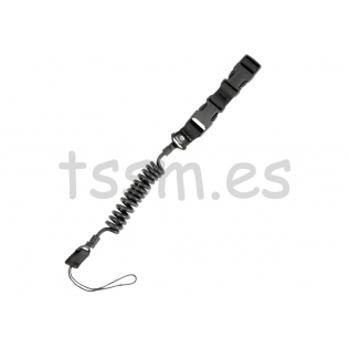 Cordão tático preto para pistola Emerson
