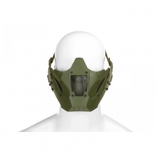 Máscara Tática Warrior Steel Half Pirate Arms Verde Oliva