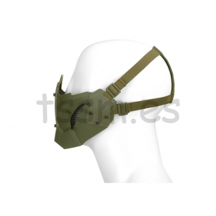 Máscara Tática Warrior Steel Half Pirate Arms Verde Oliva 2