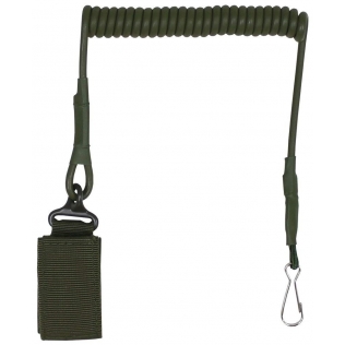 Cordão tático preto MFH para pistola