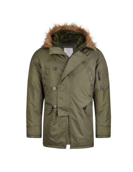 Jaqueta Aviador MilTec N3B Verde