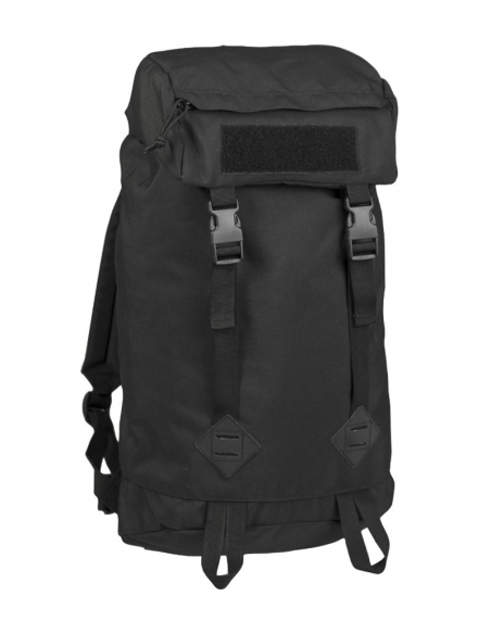 Mochila tática militar MilTec Walker de 20 litros, preta.