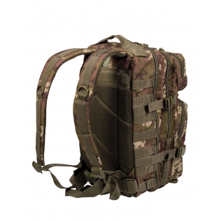 Mochila tática militar MilTec US Assault SM Vegetato de 20 litros com fecho frontal em velcro. 2