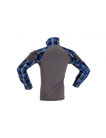 Compre a camiseta de combate xadrez azul Ubac Flannel Invader Gear