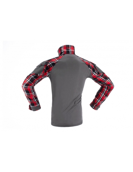 Compre a camiseta de combate xadrez vermelha Ubac Flannel Invader Gear