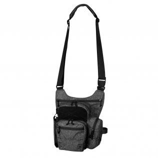 Bolsa de ombro tática EDC Helikon-Tex , cinza mesclado e preta.