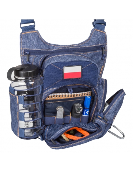 Compre a Bolsa de Ombro Tática EDC Helikon-Tex em Cinza Mesclado e Preto