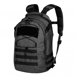 Mochila tática militar Helikon-Tex EDC Pack de 21 litros, cinza mesclado e preta.