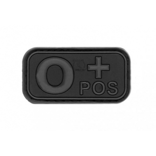 Patch de borracha 3D O Positivo Blackops JTG