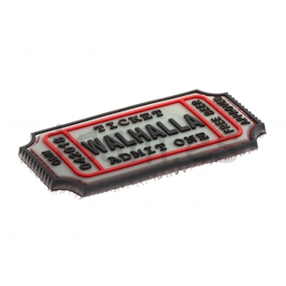 Patch de borracha 3D que brilha no escuro Walhalla JTG 2