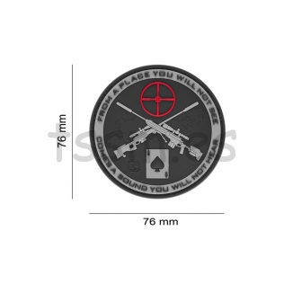 Patch de borracha 3D Sniper Swat JTG 2