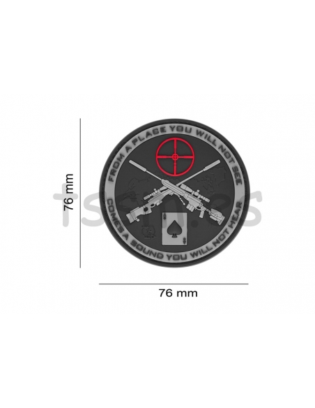Compre o patch de borracha 3D Sniper Swat JTG
