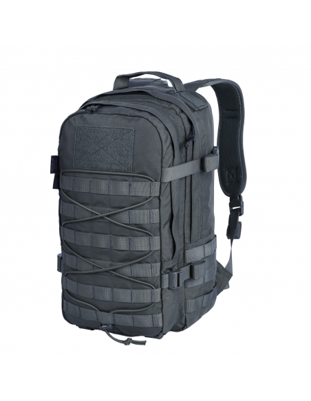 Mochila tática militar Helikon-Tex Raccoon MK2 de 20 litros, cinza escuro.