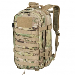 Mochila tática militar Helikon-Tex Raccoon MK2 de 20 litros, camuflagem Multicam.