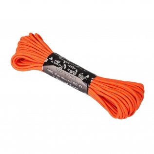Corda de paracord refletiva Helikon-Tex 550, 15 metros, laranja