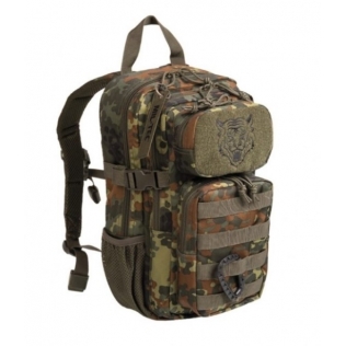 Mochila tática militar infantil MilTec US Assault, 14 litros, camuflagem Flecktarn