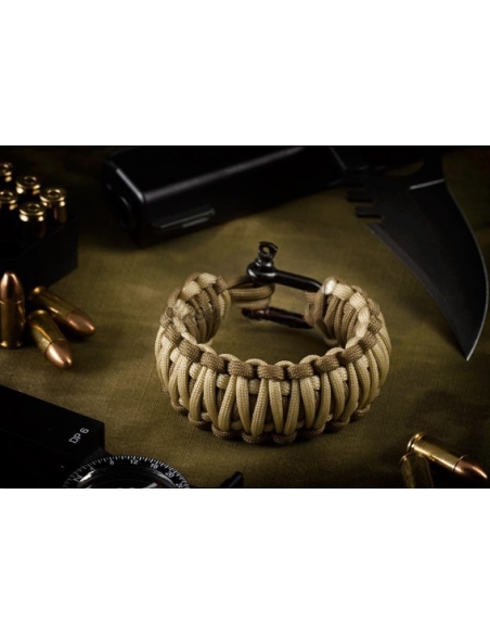 Compre a pulseira de paracord Trooper Desert Invader Gear