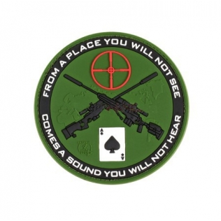 Patch de borracha 3D Sniper Forest JTG