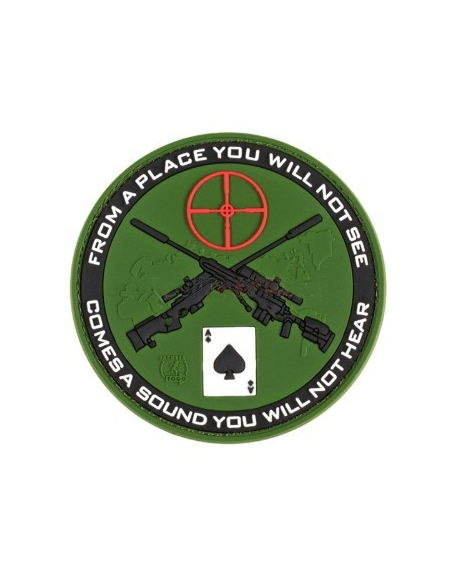 Patch de borracha 3D Sniper Forest JTG