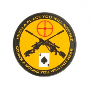 Patch de borracha 3D Sniper Borracha Colorida JTG
