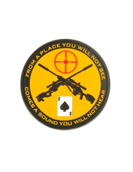 Patch de borracha 3D Sniper Borracha Colorida JTG