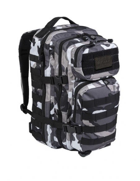 Mochila tática militar urbana MilTec US Assault LG de 36 litros com fecho de velcro.