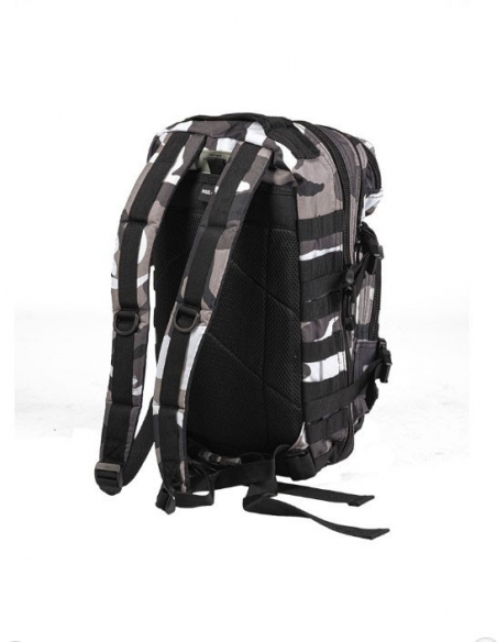 Compre a mochila tática militar MilTec Urban US Assault SM de 20 litros com fecho frontal em velcro.