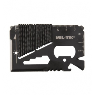 Cartão multifuncional de paracord MilTec Survival Tool