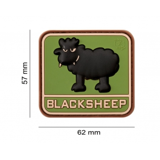 Patch de borracha 3D Black Sheep Multicam JTG 2