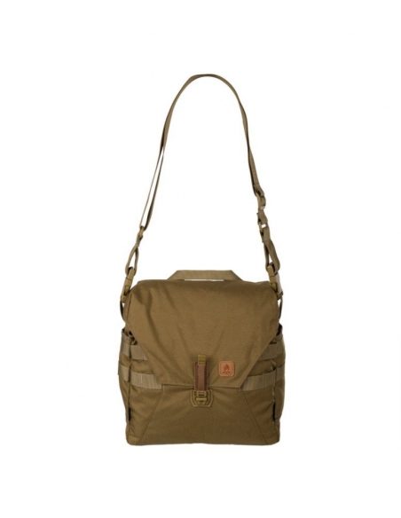 Compre a bolsa de ombro tática Helikon-Text Bushcraft Haversack nas cores verde-oliva e preta.