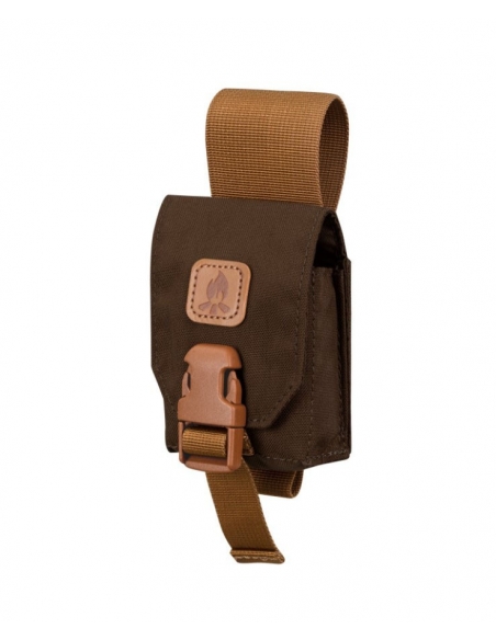 Bolsa de sobrevivência Molle Helikon-Tex cor marrom terra/argila