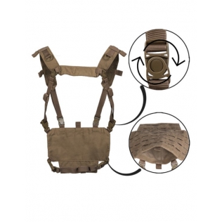 Colete tático MilTec Lightweight Dark Coyote 2