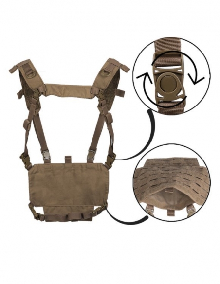 Compre o colete tático MilTec Lightweight Dark Coyote