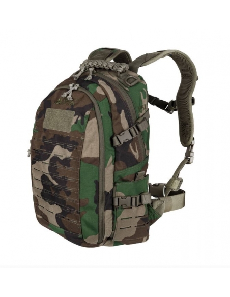 Mochila tática militar Direct Action Dust MK II de 20 litros, camuflagem Woodland.
