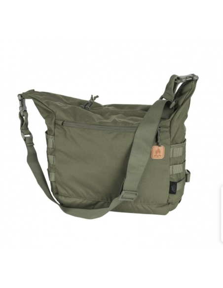 Bolsa de ombro tática Helikon-Tex Bushcraft Satchel, verde adaptável