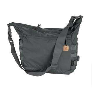 Bolsa de ombro tática Helikon-Tex Bushcraft Satchel, cor cinza escuro.