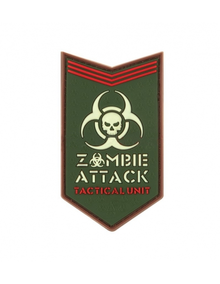 Patch de borracha 3D Zombie Attack Multicam JTG