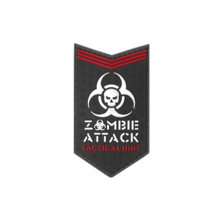 Patch de borracha 3D para ataque de zumbis JTG